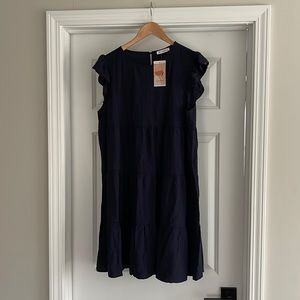 Baby Doll Style Dress Navy